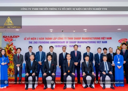 Lễ kỷ niệm 2 năm thành lập Công ty TNHH Sharp Manufacturing Việt Nam