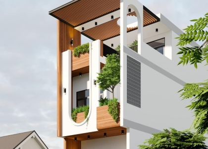 Thiết kế Nhà Phố Hiện Đại: Tối Ưu Diện Tích - Nâng Tầm Đẳng Cấp Sống