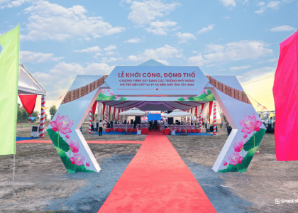LỄ KHỞI CÔNG 19 TRƯỜNG PHỔ THÔNG NỘI TRÚ LIÊN CẤP TỈNH TÂY NINH