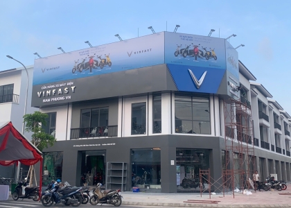 🛠️ Thi Công Bảng Hiệu Cửa Hàng Xe Máy Điện VinFast Tại Bạc Liêu 